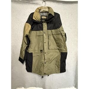 Guide‎ Gear Field Jacket Men's XXL Green Black Waterproof Rain Coat Parka NWT